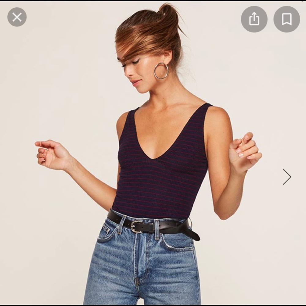 Reformation Maui Top | size medium